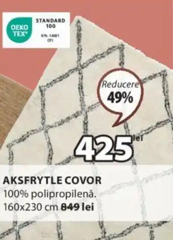 JYSK AKSFRYTLE COVOR Ofertă