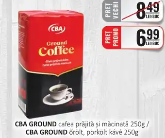 CBA CBA GROUND cafea prăjită și măcinată 250g/ CBA GROUND őrölt, pörkölt kávé 250g Ofertă