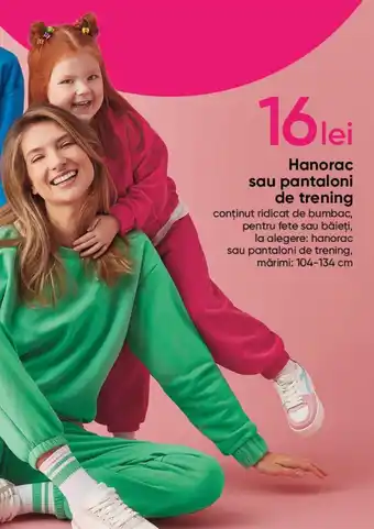 Hanorac sau pantaloni de trening