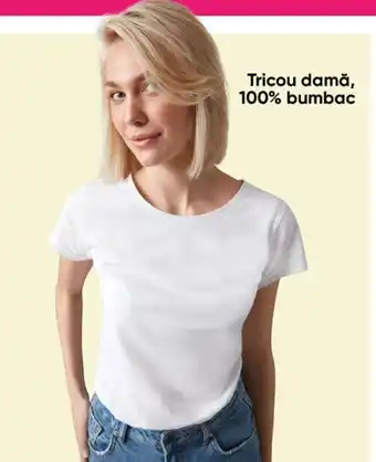 Tricou damă, 100% bumbac