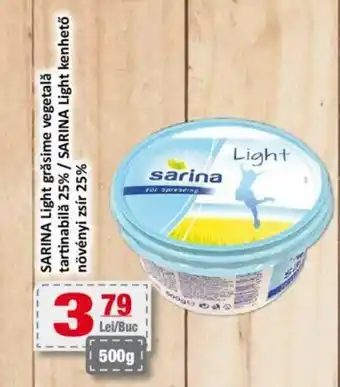 SARINA Light grăsime vegetală tartinabilă 25%