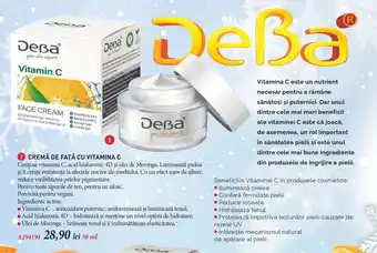Infinity CREMĂ DE FAȚĂ CU VITAMINA C Ofertă