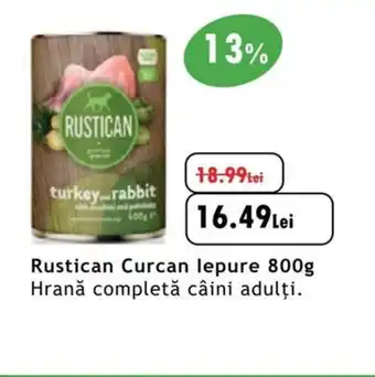 Animax Rustican Curcan lepure 800g Ofertă