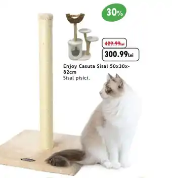 Enjoy Casuta Sisal 50x30x-82cm