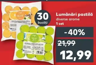 Kaufland Lumânări pastilă Ofertă