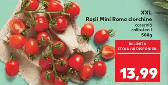 Kaufland XXL Roşii Mini Roma ciorchine Ofertă