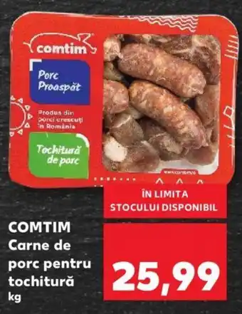 Kaufland COMTIM Carne de porc pentru tochitură kg Ofertă