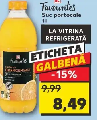 Kaufland Suc portocale 1L Ofertă