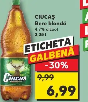 Kaufland CIUCAŞ Bere blondă 2.25L Ofertă