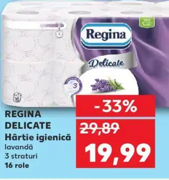 Kaufland REGINA DELICATE Hârtie igienică Ofertă