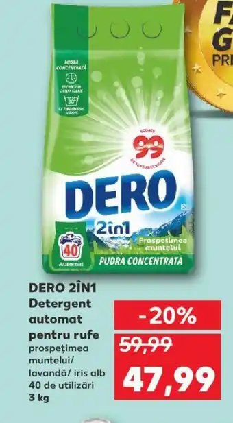 Kaufland DERO 2IN1 Detergent automat pentru rufe Ofertă