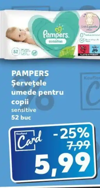 Kaufland PAMPERS Șervețele umede pentru copii Ofertă