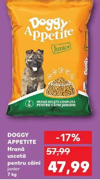 Kaufland DOGGY APPETITE Hrană uscată pentru câini junior 7 kg Ofertă
