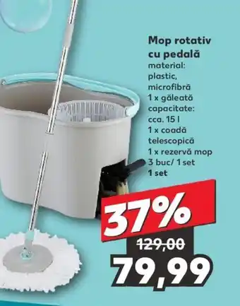 Kaufland Mop rotativ cu pedală Ofertă