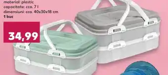 Kaufland Platou cu 2 compartimente şi mânere Ofertă