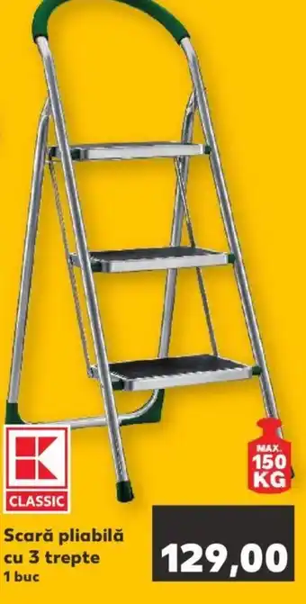 Kaufland Scară pliabilă cu 3 trepte Ofertă