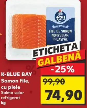 Kaufland K-BLUE BAY Somon file, cu piele Ofertă
