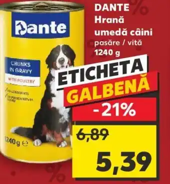 Kaufland DANTE Hrană umedă câini Ofertă
