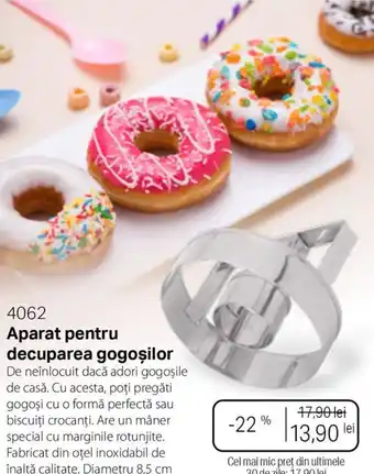 Aparat pentru decuparea gogoşilor
