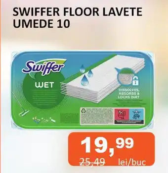 SWIFFER FLOOR LAVETE UMEDE 10