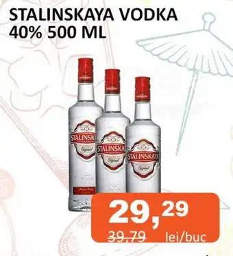 Unicarm STALINSKAYA VODKA 40% 500 ML Ofertă