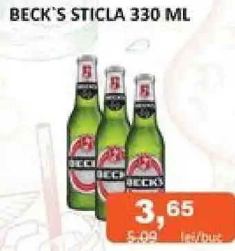 Unicarm BECK'S STICLA 330 ML Ofertă