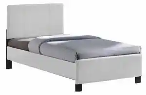 Favi Pat de o persoană 90 cm Coson (alb) (cu somieră). 794086 Ofertă