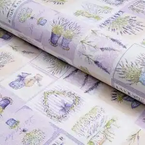 Favi Goldea țesătură decorativă loneta - lavandă 140 cm Ofertă