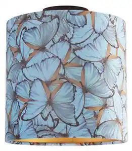 Favi Lămpi de tavan cu fluturi de velur cu aur 25 cm - negru Combi Ofertă