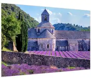 Favi Tablou - Câmp de lavandă (90x60 cm) Ofertă