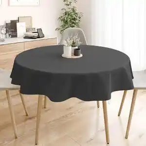 Favi Goldea față de masă decorativă rongo deluxe - antracit cu luciu satinat - rotundă Ø 180 cm Ofertă
