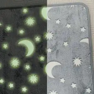 Favi TEMPO-KONDELA GLOVIS TYP 1, covor luminos, gri/model, 120x160 cm Ofertă