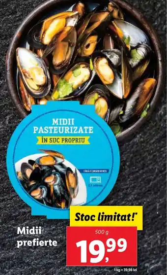 Lidl Midii prefierte Ofertă