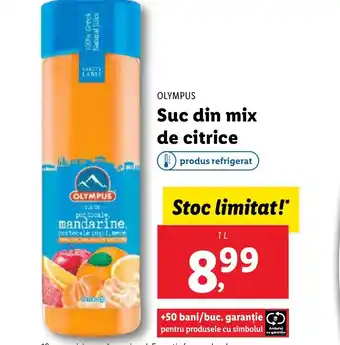 Lidl OLYMPUS Suc din mix de citrice Ofertă