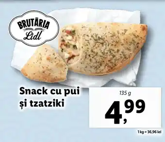 Lidl Snack cu pui şi tzatziki Ofertă