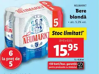 Lidl NEUMARKT Bere blondă Ofertă
