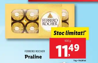 Lidl FERRERO ROCHER Praline Ofertă