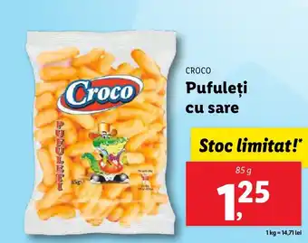 Croco Pufuleți cu sare