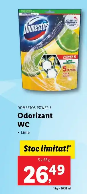DOMESTOS POWER 5 Odorizant WC