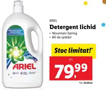 Lidl ARIEL Detergent lichid Ofertă