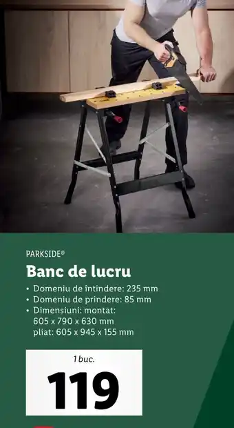 Lidl Banc de lucru Ofertă
