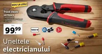 Lidl PARKSIDE Trusă clește sertizare Ofertă