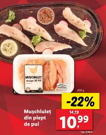 Lidl Muşchiuleţ din piept de pui Ofertă