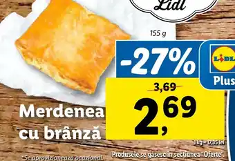 Lidl Merdenea cu brânză Ofertă