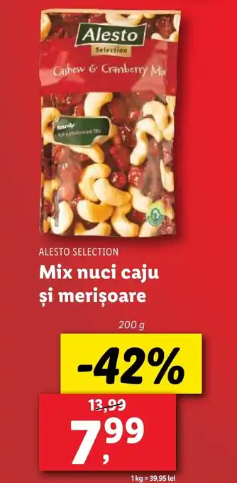 Lidl ALESTO SELECTION Mix nuci caju şi merişoare Ofertă