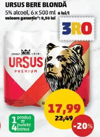 Penny URSUS BERE BLONDĂ Ofertă