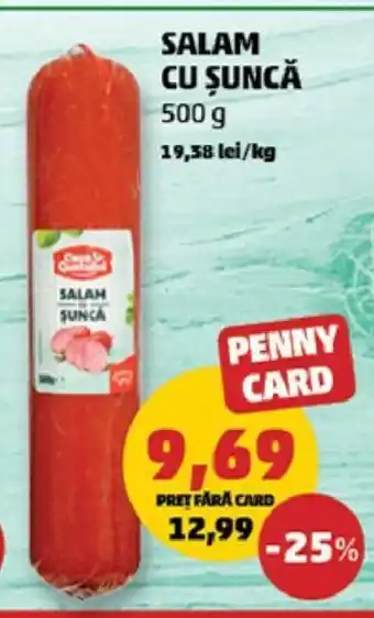 Penny SALAM CU ŞUNCĂ 500 g Ofertă