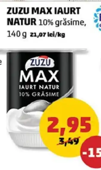 Penny ZUZU MAX IAURT NATUR Ofertă