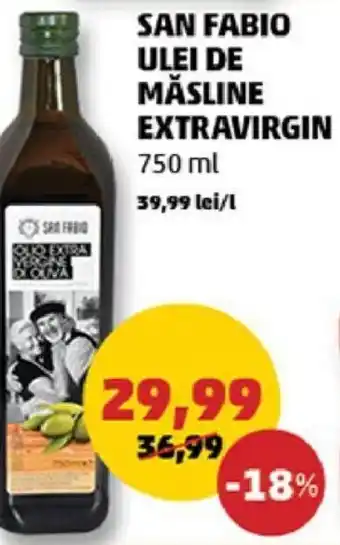 Penny SAN FABIO ULEI DE MĂSLINE EXTRAVIRGIN 750 ml Ofertă