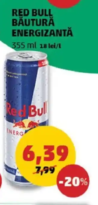 Penny RED BULL BĂUTURĂ ENERGIZANTĂ 355 ml Ofertă